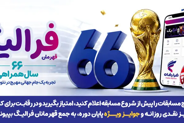 فهرست برندگان 30 خرداد ماه طرح «فرالیگ» بانک رفاه کارگران اعلام شد
