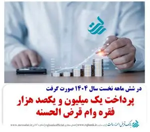 پرداخت بیش از یک میلیون و ۱۰۰ هزار فقره وام در بانک قرض الحسنه رسالت
