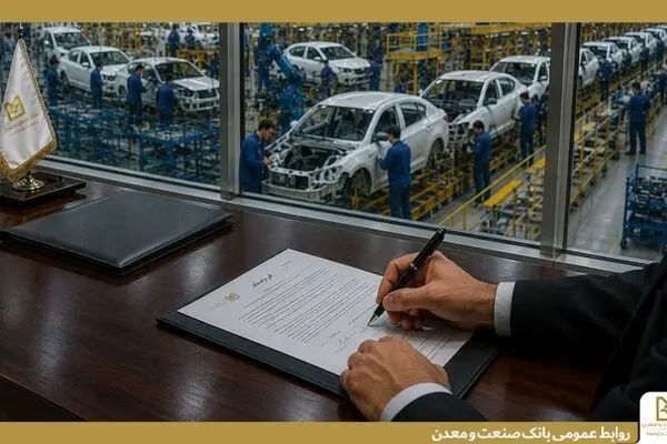 بانک صنعت و معدن پشتیبان صنعت خودرو
