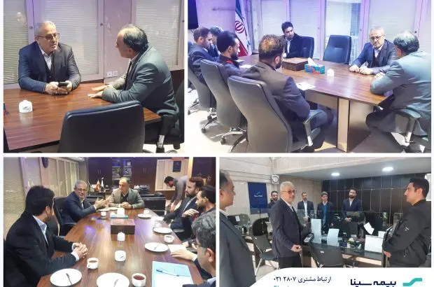 بازدید مدیرعامل بیمه سینا از شعبه قزوین
