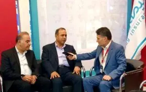 بازدید دبیرکل سندیکای بیمه‌گران ایران از غرفه بیمه دی در نمایشگاه صنعت مالی
