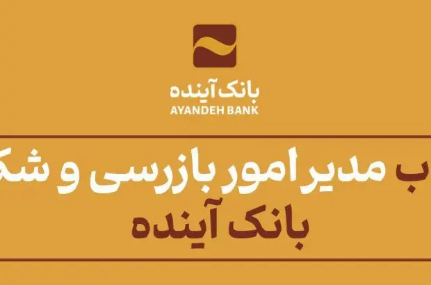 انتصاب مدیر امور بازرسی و شکایات بانک آینده
