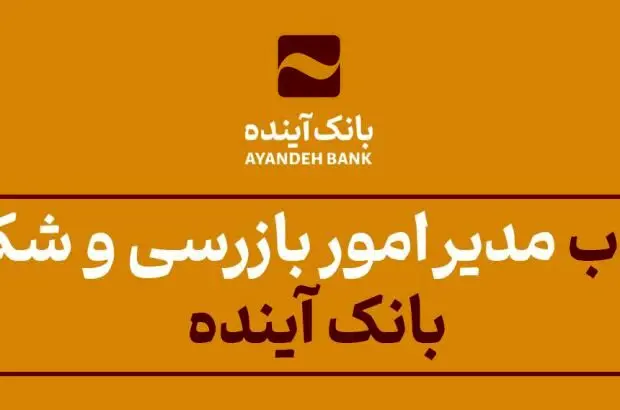 انتصاب مدیر امور بازرسی و شکایات بانک آینده
