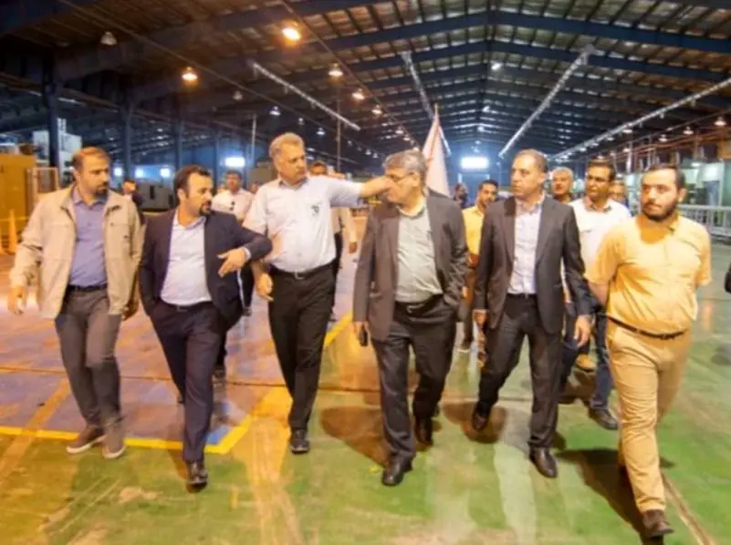 افتتاح خط تولید گیربکس شاهین در ارگ جدید بم