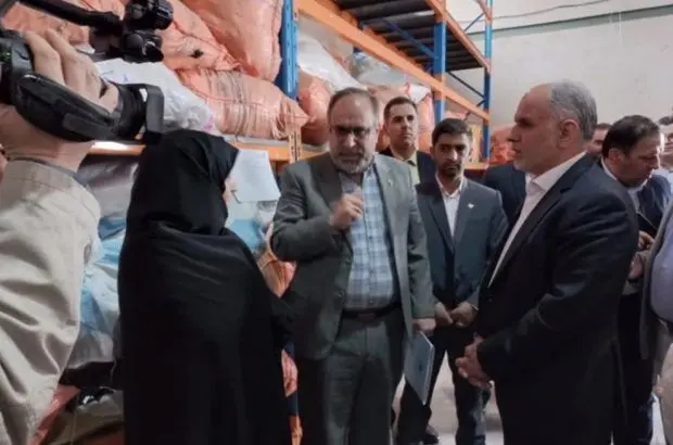 بازدید وزیر دادگستری از انبارهای اموال تملیکی همدان
