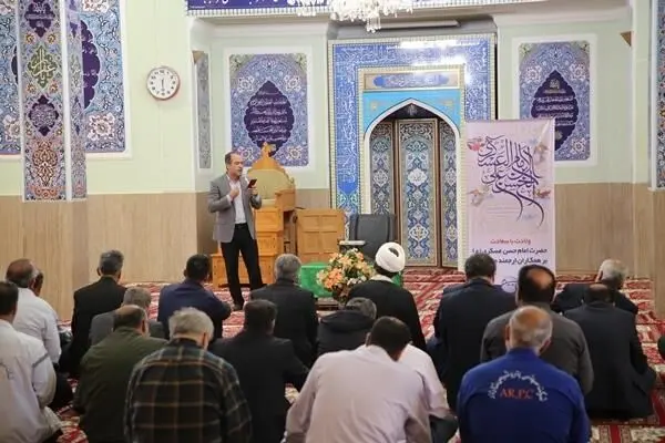 برگزاری مراسم ولادت امام حسن عسکری (ع) در مجتمع پتروشیمی شازند
