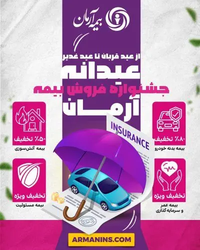 جشنواره “عیدانه آرمان”؛ فرصت طلایی برای بیمه‌گذاران
