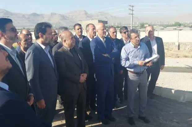 بازدید مدیرعامل ذوب آهن اصفهان از پروژه توسعه تصفیه خانه فاضلاب فولادشهر
