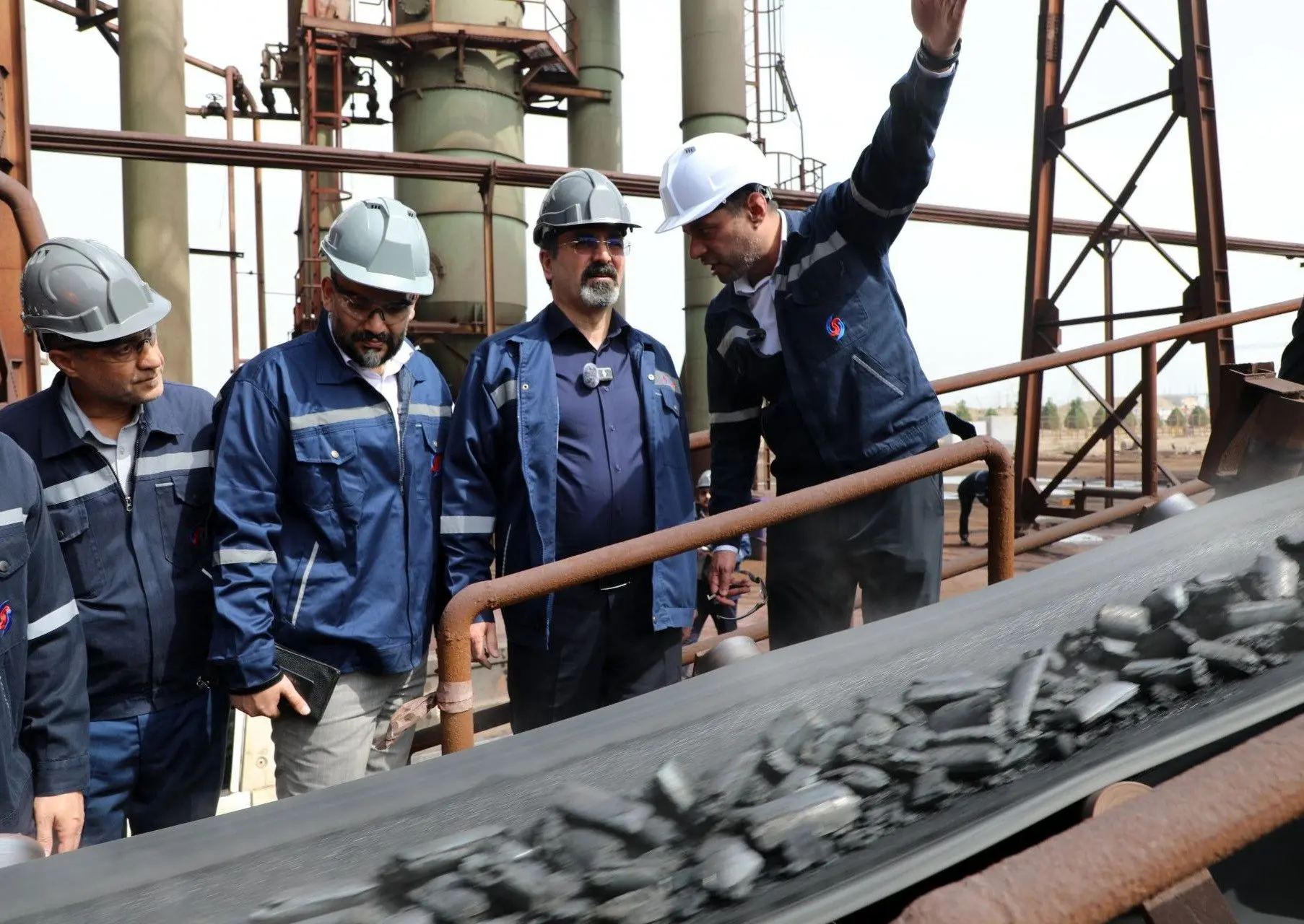 بازدید مدیرعامل هلدینگ صبا انرژی از شرکت صبا فولاد خلیج فارس
