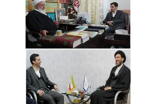 دیدار جداگانه مدیرعامل چادرملو با امامان جمعه یزد و اردکان
