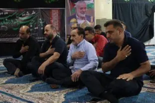 برگزاری مراسم عزاداری دهه آخر ماه صفر در شرکت فولاد اکسین خوزستان
