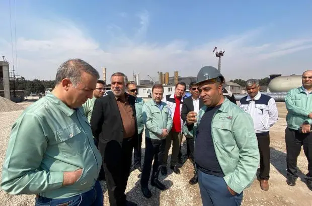 بازدید هیئت مدیره شرکت ایزوایکو از فولاد هرمزگان
