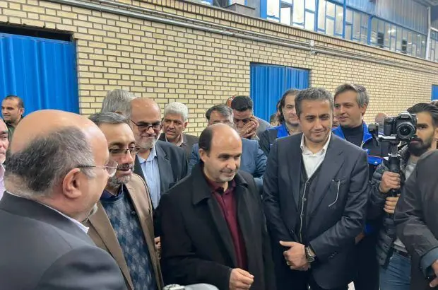 افتتاح فاز نخست مجتمع آهن و فولاد آسین گستر با حضور قائم مقام ایمیدرو
