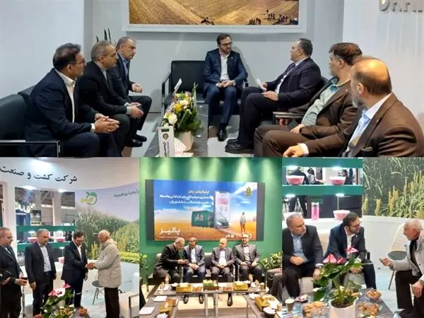 بررسی راهکارهای تأمین مالی زنجیره تولید در بازدید مدیرعامل بانک کشاورزی از دهمین نمایشگاه جامع کشاورزی
