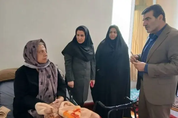 دیدار با دو جانباز جنگ رمضان و پیگیری درمان آنها 