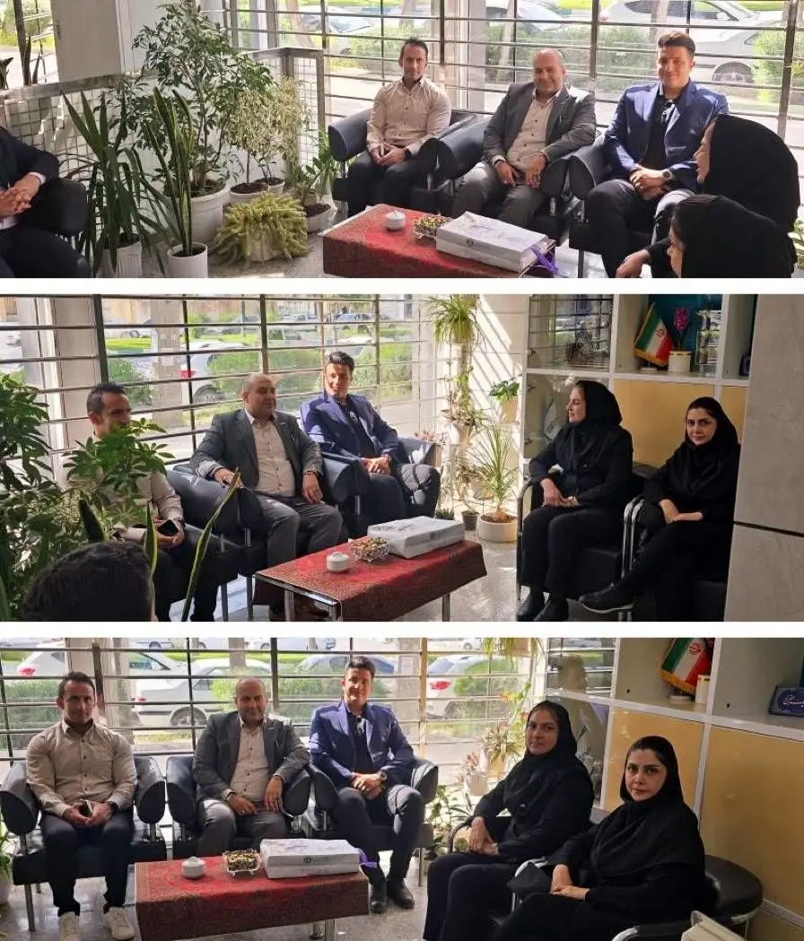 دیدار مدیر بیمه دی استان کرمانشاه و مدیر بانک دی این استان، در سالروز تأسیس بانک دی