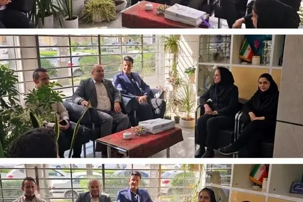 دیدار مدیر بیمه دی استان کرمانشاه و مدیر بانک دی این استان، در سالروز تأسیس بانک دی