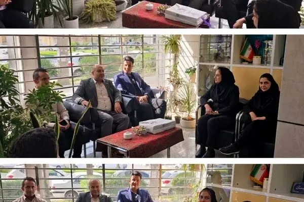 دیدار مدیر بیمه دی استان کرمانشاه و مدیر بانک دی این استان، در سالروز تأسیس بانک دی