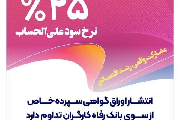 تامین مالی واحدهای تولیدی از سوی بانک رفاه کارگران

