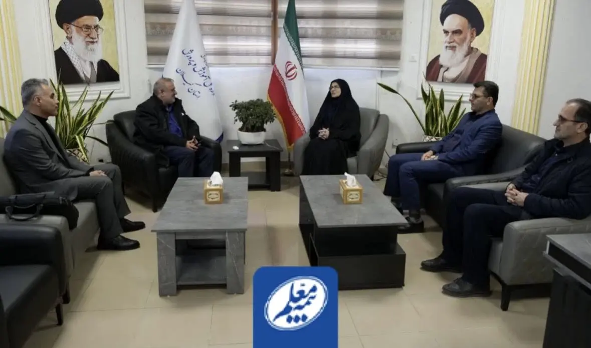 دیدار معاون مالی و پشتیبانی بیمه معلم با مدیرکل آموزش و پرورش گیلان
