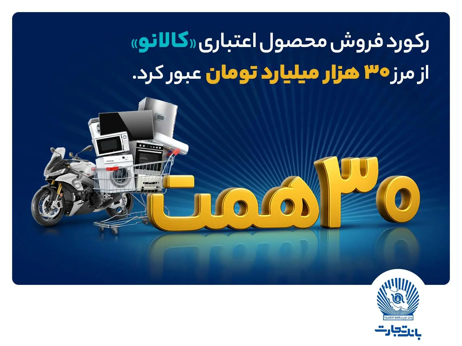 ۳۰ هزار میلیارد تومان اعتبار خرید در”کالانو”