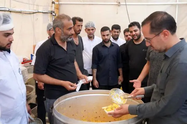 تقدیر دادستان یزد از تکریم زائران حسینی در موکب شرکت معدنی و صنعتی چادرملو
