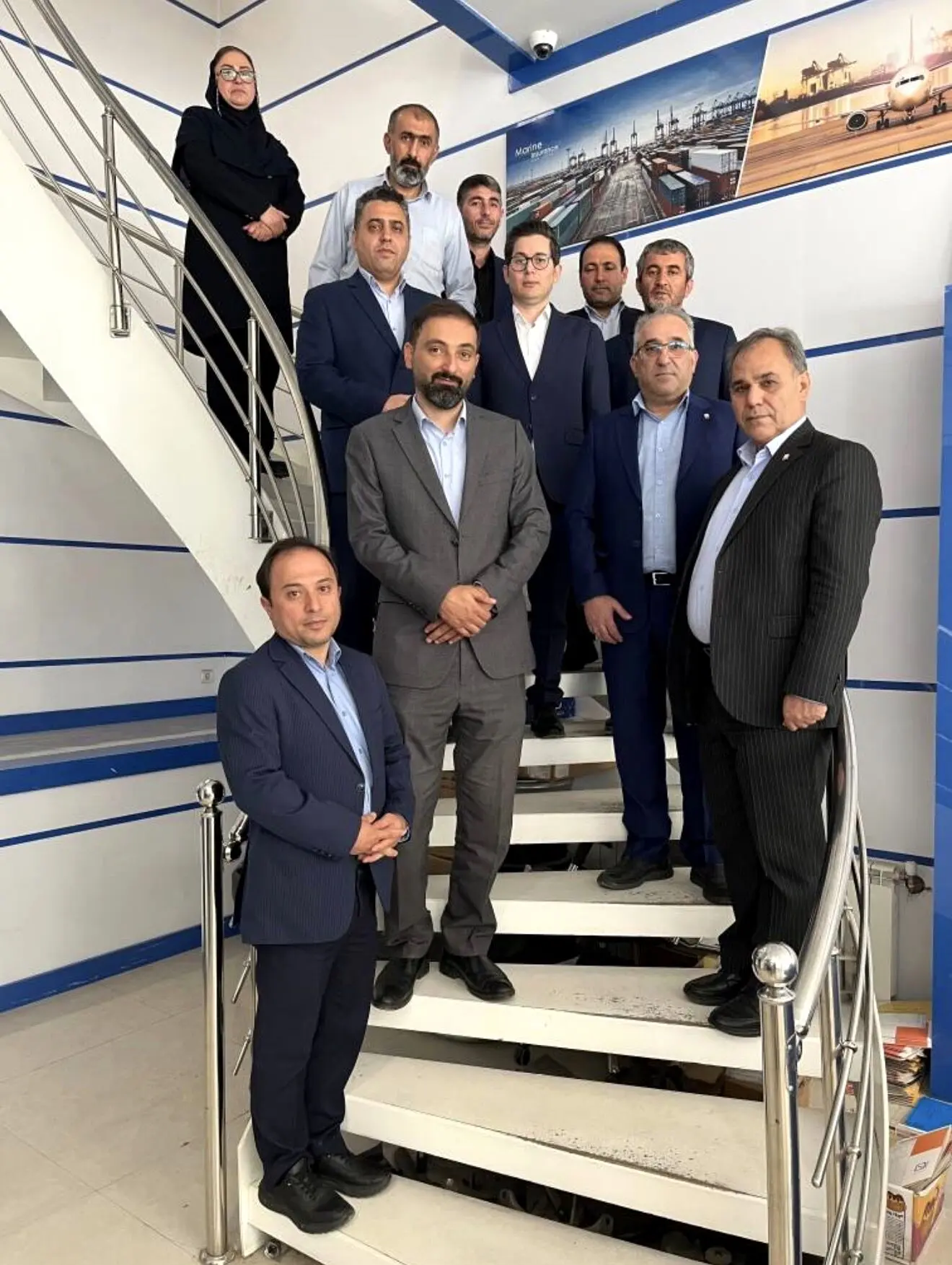 اعضای هیئت عامل بیمه رازی در جمع نمایندگان و کارکنان استان اردبیل
