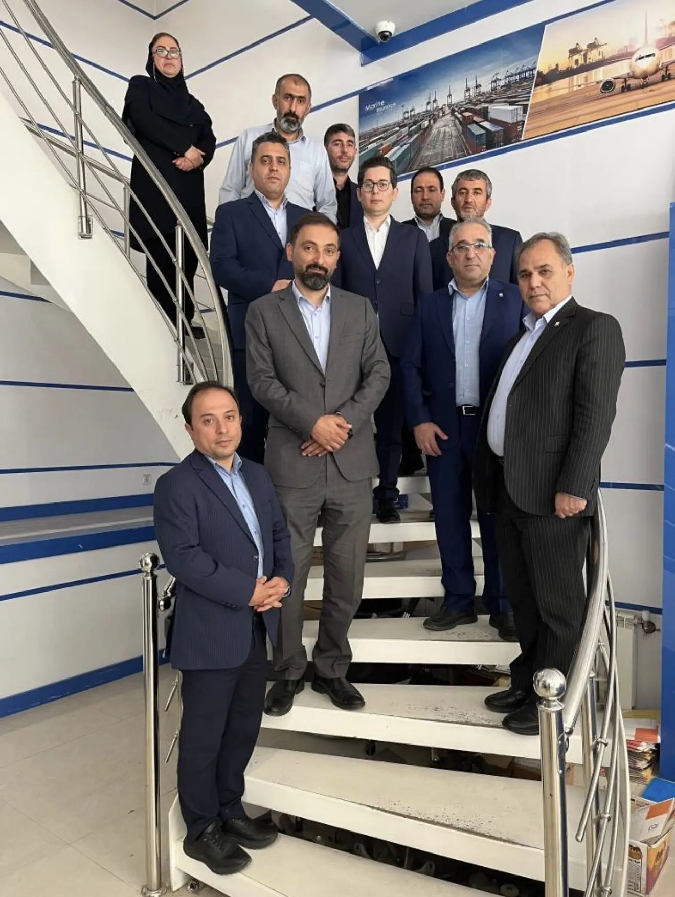 اعضای هیئت عامل بیمه رازی در جمع نمایندگان و کارکنان استان اردبیل
