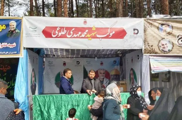 موکب‌ های شرکت توسعه آهن و فولاد گل‌گهر میزبان زائرین سردار دلها
