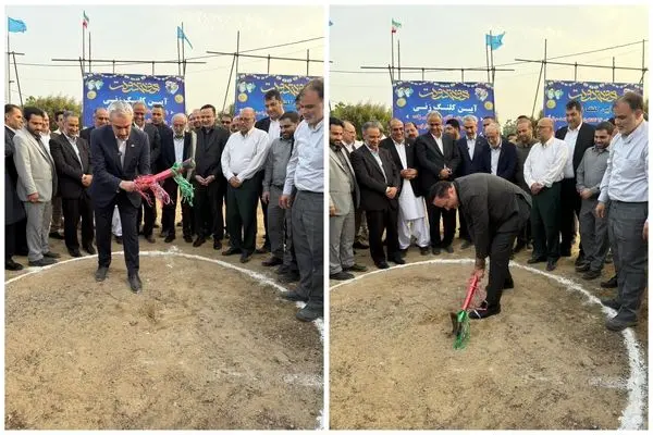کلنگ بیمارستان 96 تخت‌خوابی کیمیا صنعت مبنا به زمین زده شد
