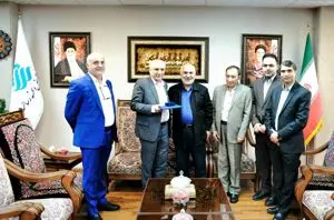 مراسم تودیع عضو هیات مدیره بانک قرض الحسنه رسالت برگزار شد
