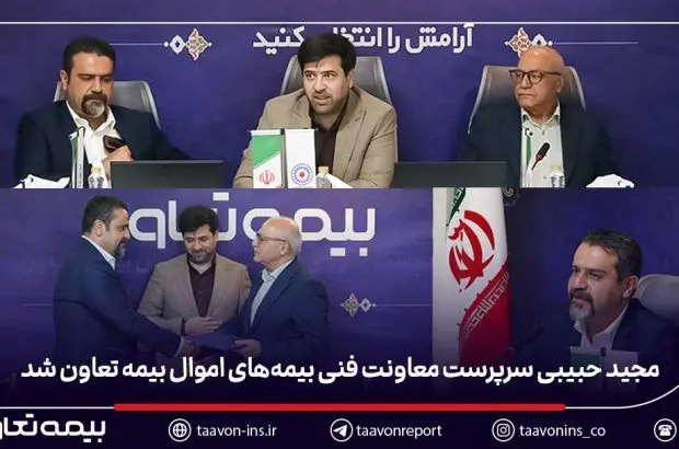 مجید حبیبی سرپرست معاونت فنی بیمه‌های اموال بیمه تعاون شد
