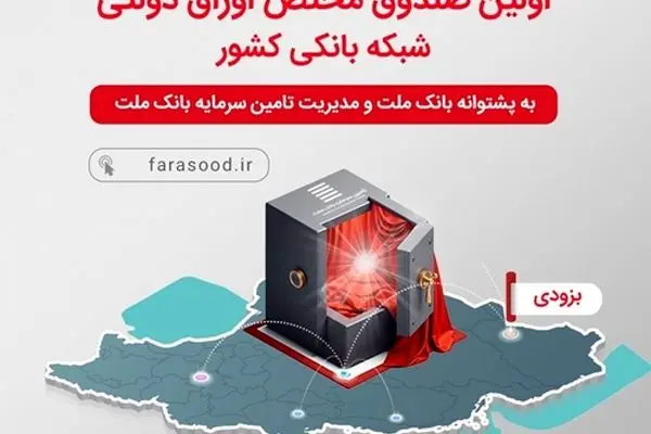 پذیره‌نویسی اولین صندوق سرمایه‌گذاری مختص اوراق دولتی شبکه بانکی کشور