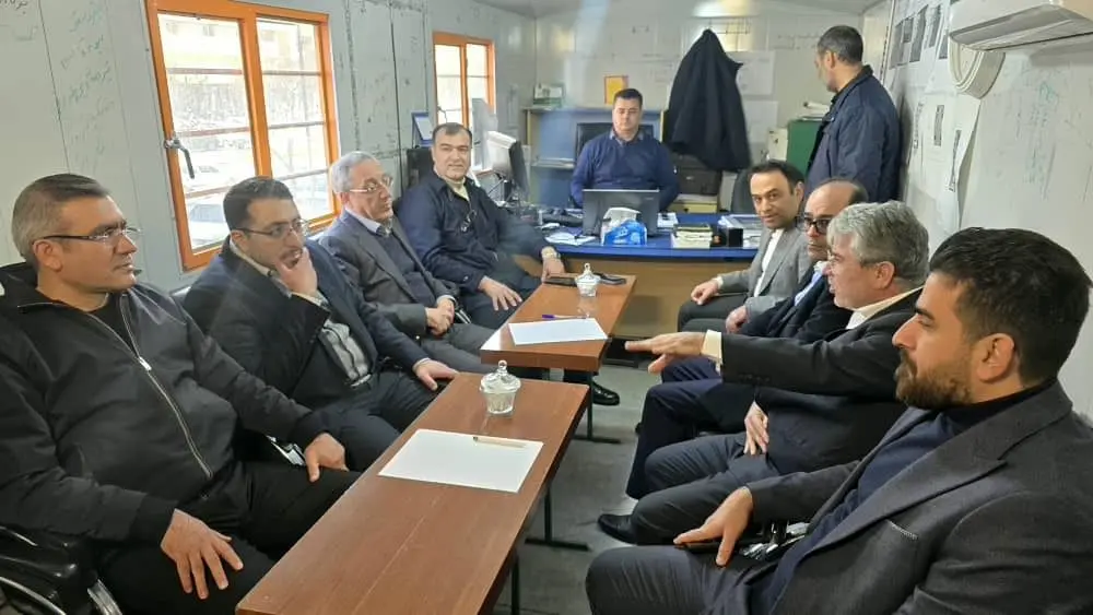 بازدید مدیرعامل و اعضای هیأت مدیره بیمه البرز از پروژه نگین البرز در مشهد مقدس
