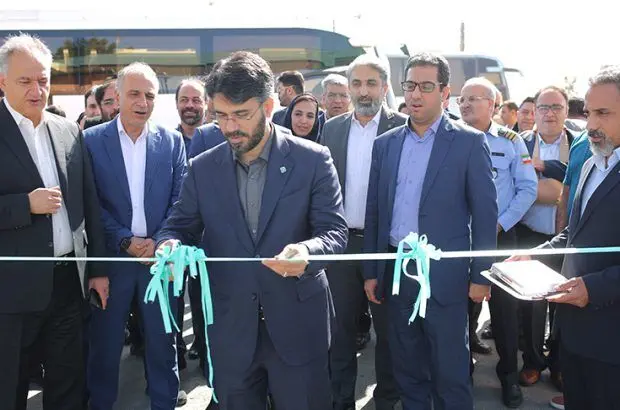 انبار مرکز ی بانک کارآفرین افتتاح شد
