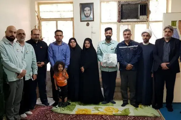 دیدار با خانواده‌ شهیدان حمید بدوی طرف زاده و سعید شیالی
