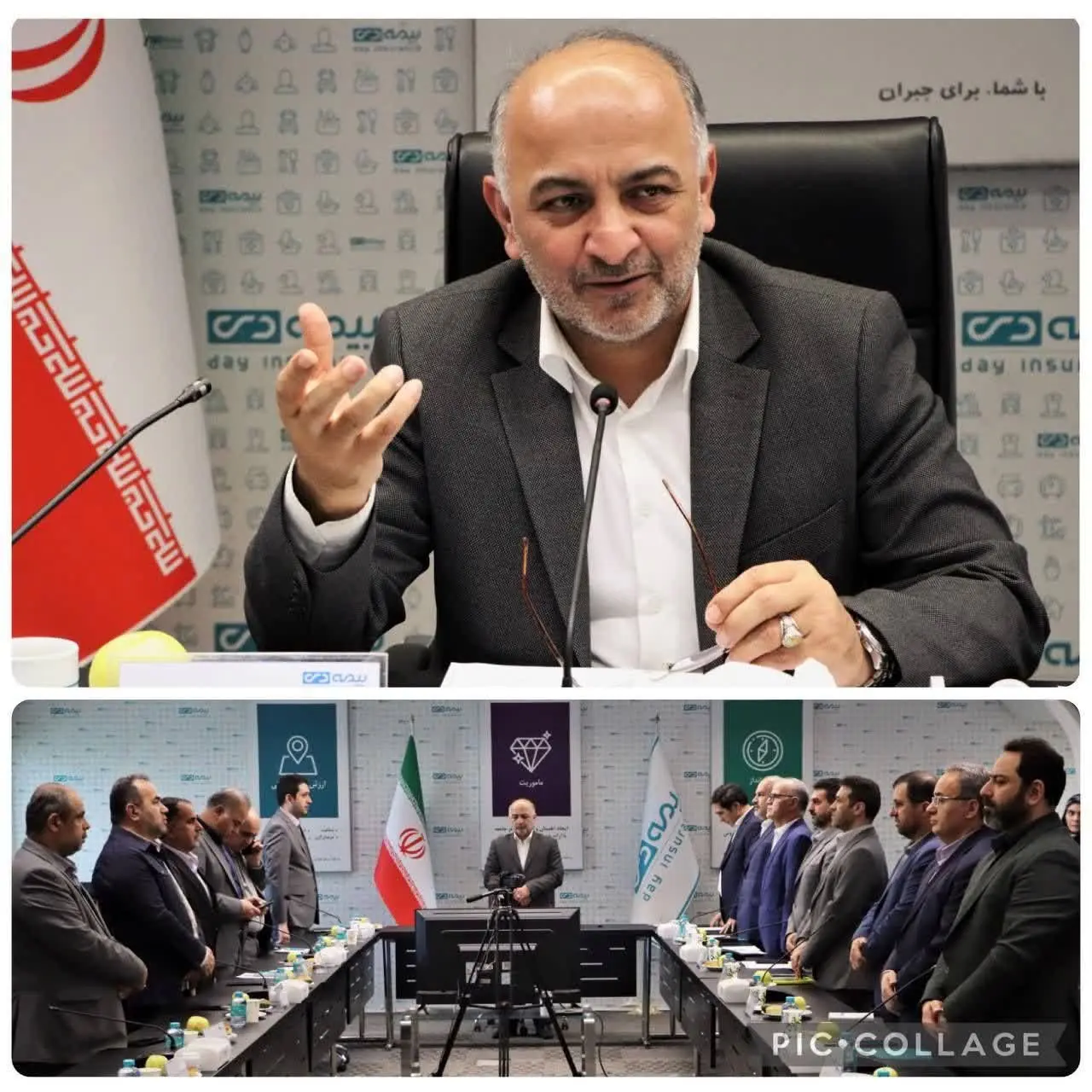 وجود ۴.۵ میلیون بیمه گزار سرمایه ارزشمند بیمه دی است/ باید برای در صدر ماندن، تلاش‌ها را افزایش داد
