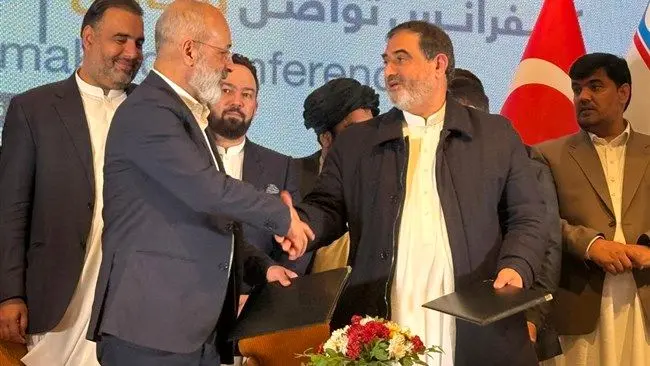 اتاق ایران و اتاق تجارت افغانستان تفاهم‌نامه همکاری امضا کردند | اجرای ۱۰۰ میلیون دلار پروژه سرمایه‌گذاری در افغانستان توسط فدراسیون انرژی