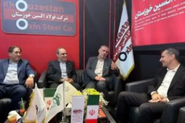 هم‌افزایی صنعت،سرمایه و سیاست برای توسعه تولید؛ دیدار نماینده اهواز، مدیران صبا انرژی و گروه ملی فولاد با مدیرعامل فولاد اکسین

