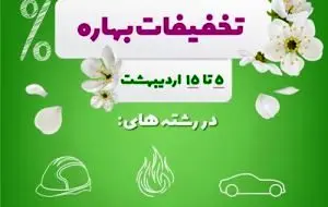 آغاز تخفیفات بهاره بیمه نوین