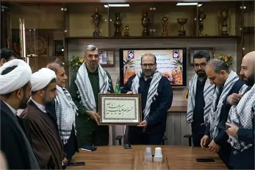 آیین رونمایی از سردیس شهید مجید بقائی در شرکت فولاد خوزستان
