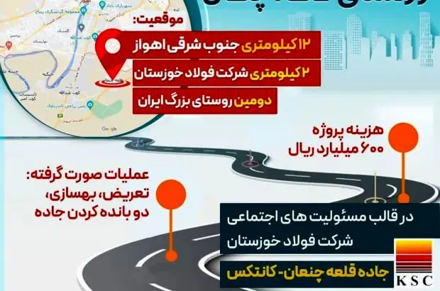 تعریض، بهسازی، دو بانده کردن جاده قلعه چنعان به کانتکس
