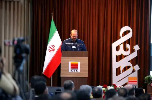تبریک مدیرعامل شرکت فولاد خوزستان به مناسبت افتتاح بزرگ ترین کارخانه‌ آهن اسفنجی کشور

