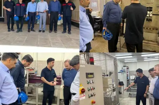 حضور ارزیابان سازمان پژوهش‌های علمی و صنعتی ایران در شرکت فولاد اکسین خوزستان
