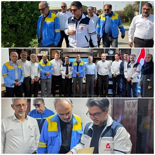 بازدید مدیرعامل پتروشیمی بوعلی سینا از پتروشیمی فارابی
