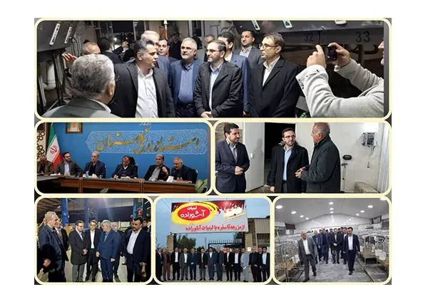 بازدید مدیرعامل بانک کشاورزی از دو مجتمع تولیدی بزرگ دام و طیور در استان گلستان
