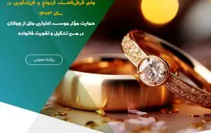 پرداخت بیش از ۱۰ هزار میلیارد تومان وام قرض‌الحسنه ازدواج و فرزندآوری در سال ۱۴۰۳
