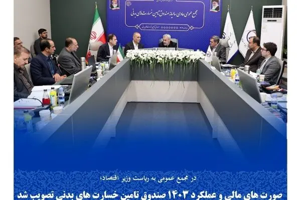 صورت‌های مالی و عملکرد ۱۴۰۳ صندوق تامین خسارت‌های بدنی تصویب شد
