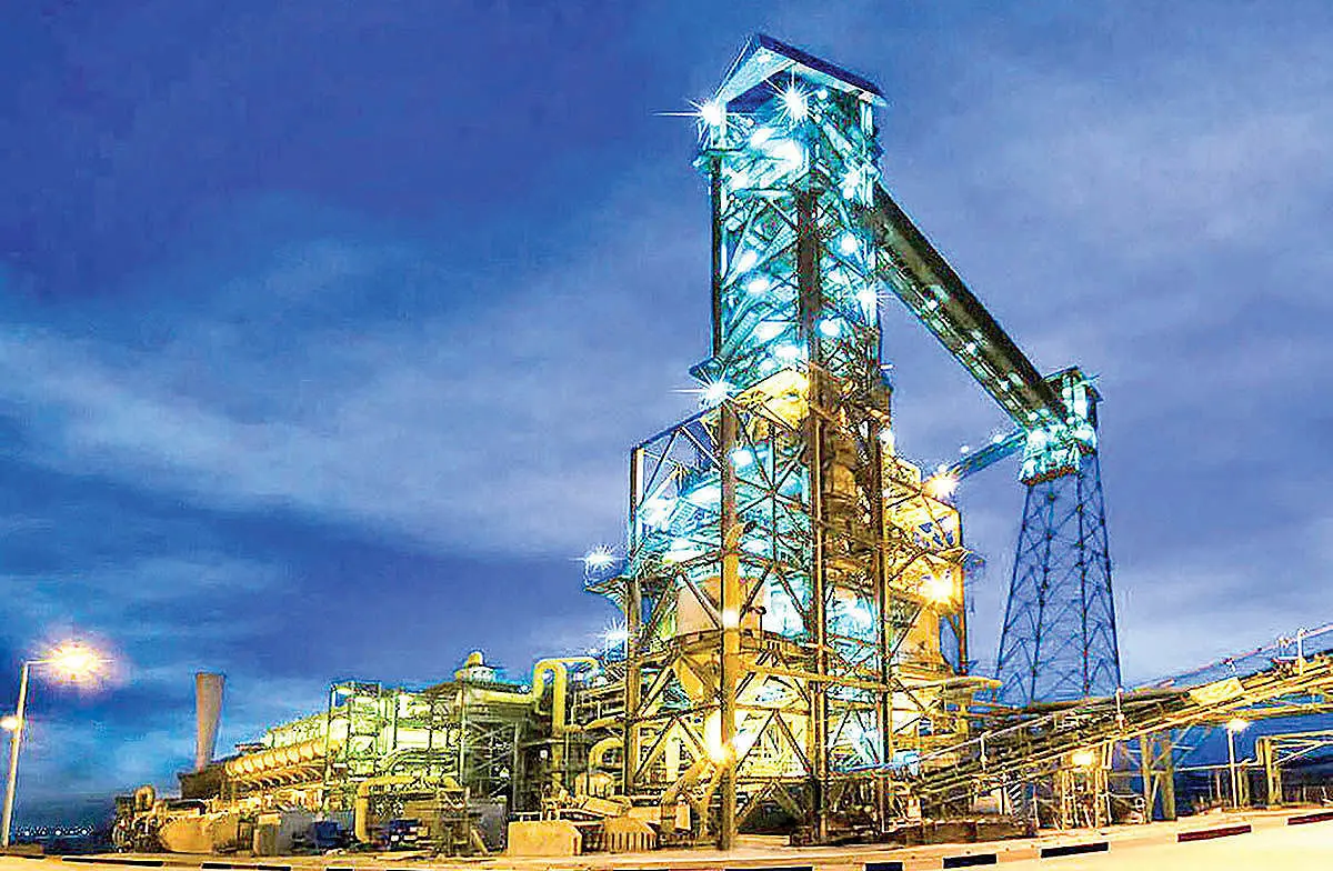 تولید آهن اسفنجی فولاد شادگان به رکورد بیش از ۷۶,۶ تن رسید
